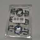 Shower Curtain Hooks,Sturdy Stainless Steel Double Sided Shower Hooks Rings for Bathroom Shower Curtain Rods Curtains Set of 12 Hooks - Matte Black