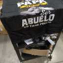 Graphic T-Shirt – Black, White & Gold/Yellow Printed Graphic Tee,2XL