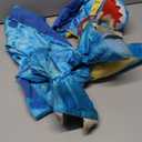 Spooktacular Creations Halloween Dinosaur Costume Kids, T-Rex Costume Outfit with Egg for Toddler Child Dress Up Party (3T (3-4 YRS), Blue)