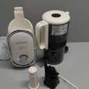 SUSTEAS Cold Press Juicer, 5.3" Feed Chute Slow Masticating Machines with 300W, Fit Whole Fruits & Vegetables, High Juice Yield, Easy to Clean, White