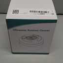 Upgraded Ultrasonic Retainer Cleaner Machine, 45kHz Ultrasonic Dentures Cleaner for Night Guards, Braces, Aligner, Toothbrush, Jewelry and More, 200ML Capacity, White