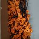 8Pcs Babys Breath Artificial Fake Fall Flowers, Real Touch Orange Plants Silk Flowers for Vase Home Office Wedding Indoor Outdoor Centerpiece Table Party Autumn Christmas Decorations