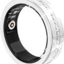 Smart Fitness Ring for Women Diamond Ring Activity Tracker Heart Rate Monitor Sleep Tracker Smart Rings Pedometer Step Counter Calorie Counter Exercise Ladies Rings for Women 9