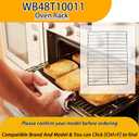 WB48T10011 Oven Rack for Range GE, Ken-More Oven 261083, AP2031155, EAP249581, PS249581, 24" x 17.7", 1 pk