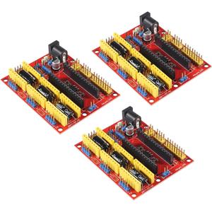 AITRIP 3PCS CNC Shield V4 Engraving Machine Compatible with Arduino Nano 3.0 / A4988 Driver Expansion Board Module for The 3D Printer DIY Kit