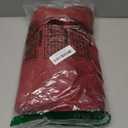 Dog Winter Coat, Warm Fleece Jacket, Windproof Pullover Jumpsuit, Full Body Dog Pajamas Onesie, Cold Weather Clothes for Medium Large Dog (Red), Large