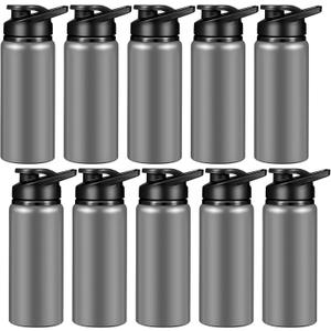 CHENGU Water Bottle Bulk 20 oz Aluminum Reusable Bottles Lightweight Snap Lid Water Cups Easy Carry Leak Proof Travel Tumbler for Gym Sports Camping Hiking Fishing