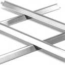 Hisencn Heat Plates for Charbroil Performance 4 Burner 463365021, 463365522, 463352521, 463350521, Heat Plate Replacement Parts for Char-Broil, G325-0002-W1 Heat Plates, 15.5 inch, Stainless Steel