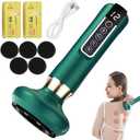 Handheld Cellulite Massager, 2025 New Cellulite Remover for Legs, Cordless Rechargeable Vibrating Massager Body Shaping Machine for Arms, Legs, Back Used at Home (Green)