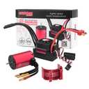 Surpass Hobby 3660 Brushless Motor with 60A ESC Combo, Waterproof Motor ESC for 1/10 RC Cars Trucks Upgrades (3500KV)
