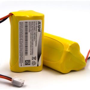 (2-Pack) 3.6V 900mAh Ni-Cd Exit Sign Emergency Light Battery, Replacement Battery for Exitronix 10010037, Max Power B2-0031 MH468886, Unitech LEDR-1 6200RP, Dantona CUSTOM-318 OSA230, Lowes 253799