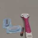 Schick Hydro Silk TrimStyle Razor with Bikini Trimmer for Women | 2-in-1 Bikini Razor for Women and Womens Trimmer for Pubic Hair, Includes 1 Waterproof Handle, 3 Refills & 1 AAA Battery