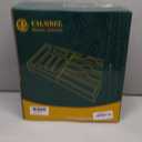 Calmbee 9 in 1 Bamboo Storage Bag Organizer for Kitchen Drawer  Plastic Wrap Dispenser with Cutter & Foil Organizer, Wooden Baggie Organizer for Sandwich, Snack, Gallon, Quart Sizes, Natural