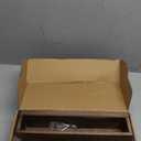 Lucundm Key and Mail Holder Wall Mount, Key Hanger with Long Storage Box and 6 Hooks for Coat, Dog Leash, Home Decor Rack, House Accessories, Entry Way Organizer (Brown)