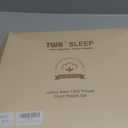 TWK 1200 TC 100% Egyptian Long-Staple Cotton Bedding Sheets Set, Luxury Hotel Style Deep Pocket with Elastic Reinforced Seams Sheet Set, Soft & Comfy Natural Sheets (Sand, Twin)