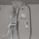 Hansgrohe Unica S 24″ Wallbar – Chrome, 
 Minimalist Wallbar Easy Height Adjust Handshower Sold Separately in Chrome