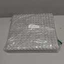 MIMAX Self-Adhesive Baseplates Compatible with DUPLO, Peel-and-Stick Baseplate for DIY Play Table or Wall - 4 Pack (10" x 10") (Light Gray)