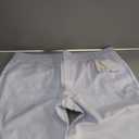 Mens White Pants, Classic Fit Stretch Work Dress Pants 30" Quick Dry Lightweight with Pockets White 18 × 32"
