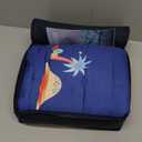 Topcee Weighted Blanket (7 lbs, 40" x 60") Cooling Throw Heavy Blanket for Sleeping Apply to 40-60 lbs, Soft Thick Breathable Blanket with Glass Bead, Easy Care (19-blue Dinosaur)