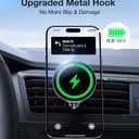 Coolpow for MagSafe Car Mount Charger15W Top ChargerMagnetic Wireless Car Charger for iPhone Magsafe Car ChargingStrong MagnetsMagnetic Phone Holder Mount Charger for iPhone 17 Pro Max 16 15 14 13