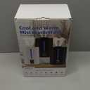 Coolfiqu 6L Humidifiers for Bedroom Large Room Home,Cool and Warm Humidifier for Baby and Plants Hot Mist Top Fill Desk Humidifiers Oil Diffuser,Quiet,Adjustable Mist,360Nozzle-Black(2026 Upgraded)