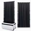 Juglok Privacy Curtain for Dance Bag with Garment Rack – Portable Changing Screen with Storage Bag, Backstage Privacy Curtain for Dance Suitcase, Dancer Essentials for Competitions & Rehearsals