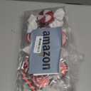 Candy Christmas Tree Hanging Ornament Kit, 12Pcs Red and White Pastel Candy Cane Lollipop Plastic Pendant for Xmas Candyland Winter Wonderland Party Christmas Tree Decorations