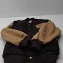 B Hotline Miami Jacket Brown Wool Character Varsity Jacket Men, Letterman Jacket, M