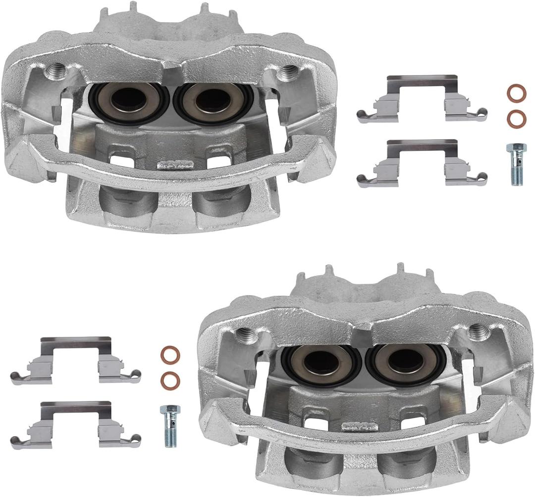 Autoround Rear Brake Calipers With Bracket 18B4752 18B4753 Compatible for Ford Excursion F-250/ F-350 Super Duty 2000 2001 2002 2003 2004 2005, Left+Right 2pcs
