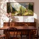 ARPEOTCY Rustic Landscape Wall Art, Rustic Nature Mountain Prints 20×40 in
