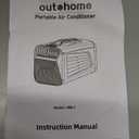 5200BTU Portable Camping Air Conditioner For Tent Outdoor and Indoor Use,Suitable For RV,Truck,Van and Car Airconditioning Cooling (Grey)