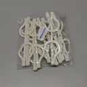 DUCOO 10 PCS Space Saving Hangers, 5-Hole Magic Hangers - Sturdy Plastic Hanger, Closet Organizers for Clothes Storage, College Dorm Essentials, Home Organization (White)