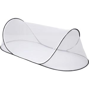 Mengersi Large Pop Up Mosquito Tent,Portable Foldable Mosquito Net for Camping Bug Net Travel Patio with Net Bottom for Adults Baby 1PC (White)