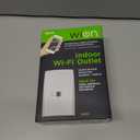 WiOn 50050 Indoor WiFi Plug With 1 Grounded Outlet; White