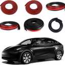 DOTAATDW Car Weather Stripping for Tesla Model Y Car Door Rubber Seal Strip Self Adhesive Auto Soundproofing Weatherstrip for Front/Rear Trunk A-Pillar B-Pillar Front/Rear Door