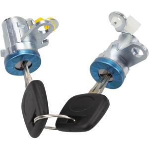 RLB-HILON Door Lock Cylinder Set Compatible with Toyota Tacoma 1995 to 2004 Year Front Driver & Passenger Side Door Lock Kit DL-107 DL108R