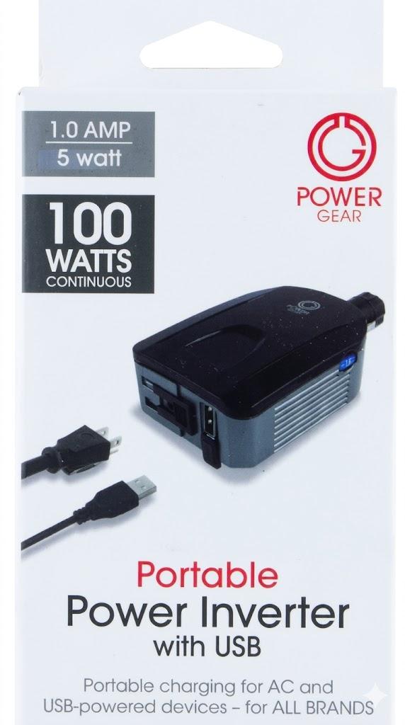 DI GE PORTABLE INVERTER W/USB 100/200W