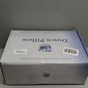 Shilucheng Goose Down Pillow Queen Size Set of 2 Pack,900+ Fill Power Luxury Hotel Quality Bed Feather Pillow for Side Back Stomach Sleepers, Soft 100% Cotton ShellWhite,20" x 30" FX