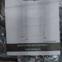 Furologee End Table with Storage Shelf and Fabric Drawer, 2 Tiers Industrial Nightstand, Bedside Table Organizer for Living Room Bedroom, Rustic Brown, Easy Assembly (1)