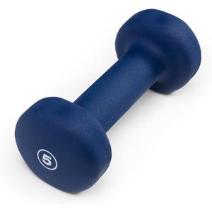 Marcy Colored Neoprene Dumbbells (E. Indigo Blue - 5lb - Single)