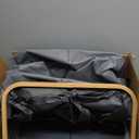 Lifewit 150L Double Laundry Hamper with Lid, Large Laundry Basket with Removable Bag & Bamboo Handles, Fodable Tall Dirty Clothes Hamper for Laundry Collapsible Bin for Bathroom Bedroom, Charcoal Gray