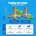 N-Bone Quado Interactive Chew, Peanut Flavor, Average Joe, 2.8oz, Natural, Medium (Pack of 1) (EXP 08/02/27)