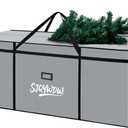 Small Christmas Tree Storage Bag 4Ft/5Ft Heavy Duty Reusable 600D Oxford Fabric Moistureproof Dustproof Christmas Tree Bag for Short Artificial Tree(39" X 12" X 24", Gray)