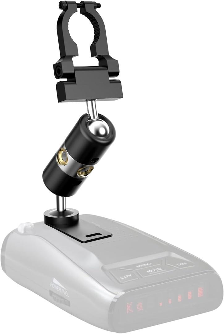 Radar Detector Mount,Rearview Mirror Rod Aluminum Radar Bracket (for Uniden Radar Detector Series)