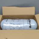 Bedsure Calming Dog Bed for Medium Dogs - Donut Washable Medium Pet Bed, 30 inches Anti-Slip Round Fluffy Plush Faux Fur Cat Bed, Fits up to 45 lbs Pets, Pale Grey