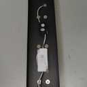 ASD 18" LED Linear Wall Sconce | Backlit Glow 3CCT, Porch Patio | Black | 1272 lm 18W | 3000K-5000K | TRIAC 10-100% | 120-277V 