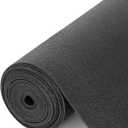 WochiTV Shelf Liner for Cabinets, Drawer Non Adhesive Non Slip Foam Mat for Kitchen, Pantry, Bathroom, Cupboard, Garage, Closet, Shelves, Drawer, Tool Box, Black 11.8 x 118 inches