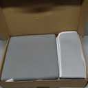 Comfortable Baby Bath Kneeler and Elbow Rest Pad Set  Thick Memory Foam Bath Kneeling Pad with Elbow Support  Baby Bathtub Cushion with Toy Organizer for Bathing Infant or Toddler - Grey