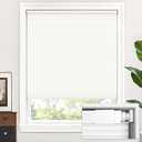 LazBlinds No Drill Cordless Cellular Shades, 21" W × 64" H, White