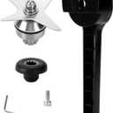 Replacement Blade Parts with Wrench and Drive Socket Removal Tool Kit, Compatible with vitamix 5200 5000 4500 5500 Blender Wet Blade Replacement, Fit for 64oz 48oz 32oz Classic Container